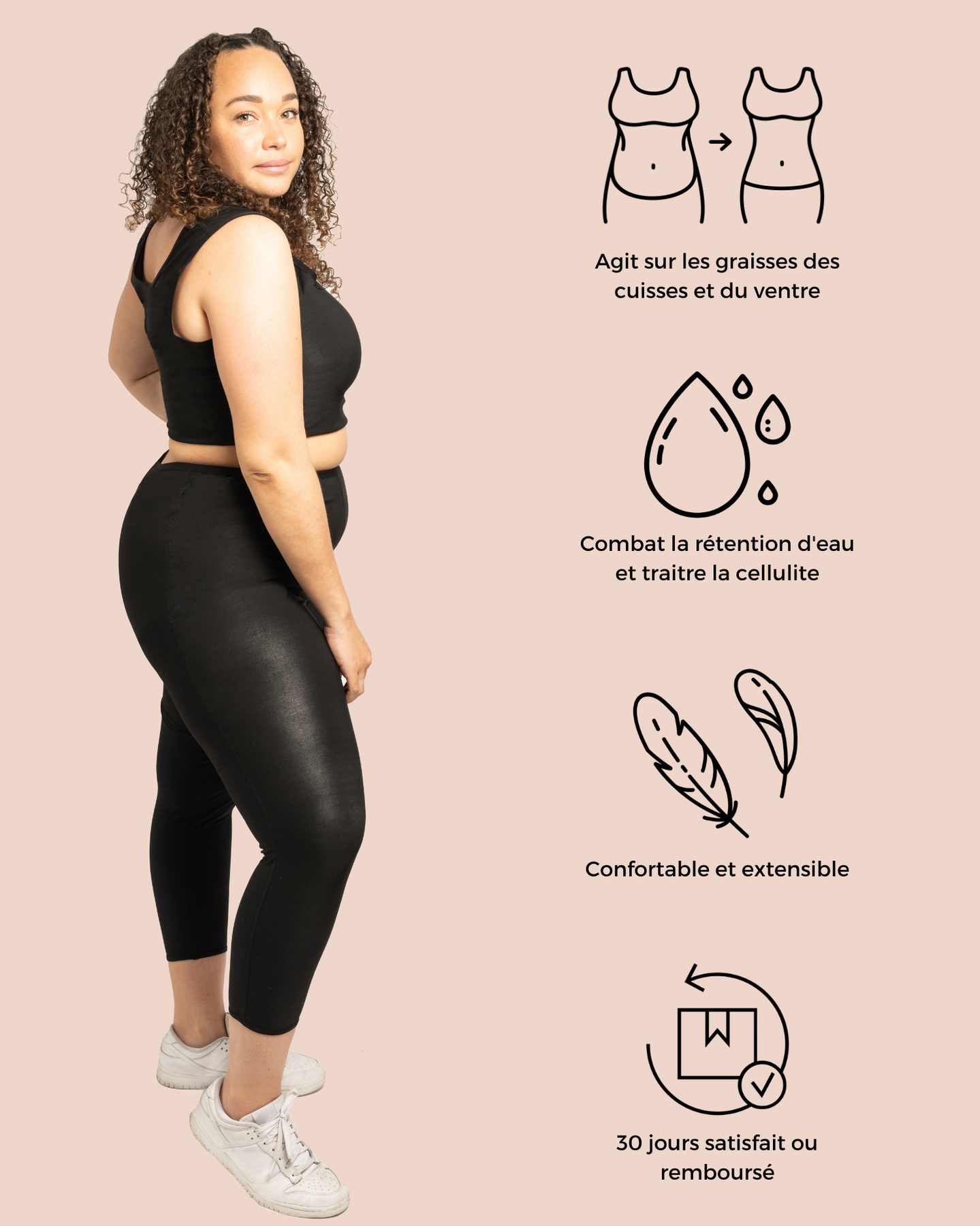 Legging sudation Legging pour maigrir Pantalon de sudation femme EveryBody