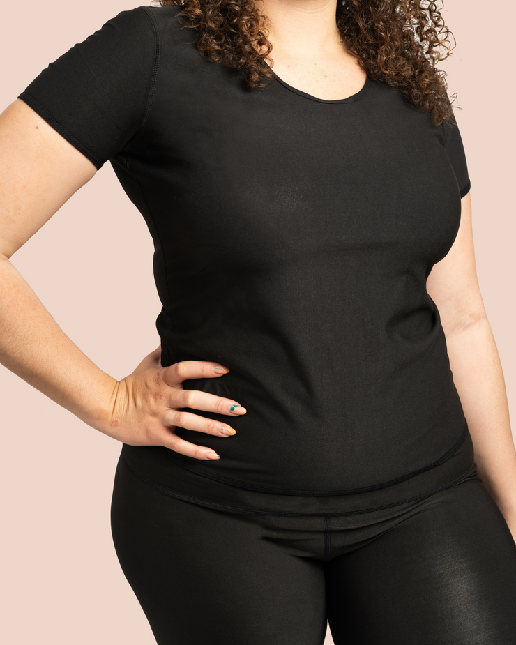 T shirt sudation Haut pour maigrir V tement de sudation femme